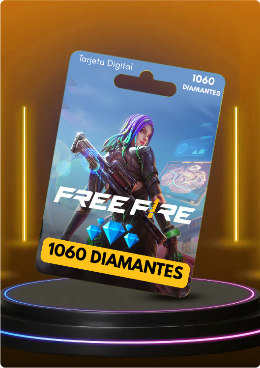 Free Fire: PIN 1060 Diamantes