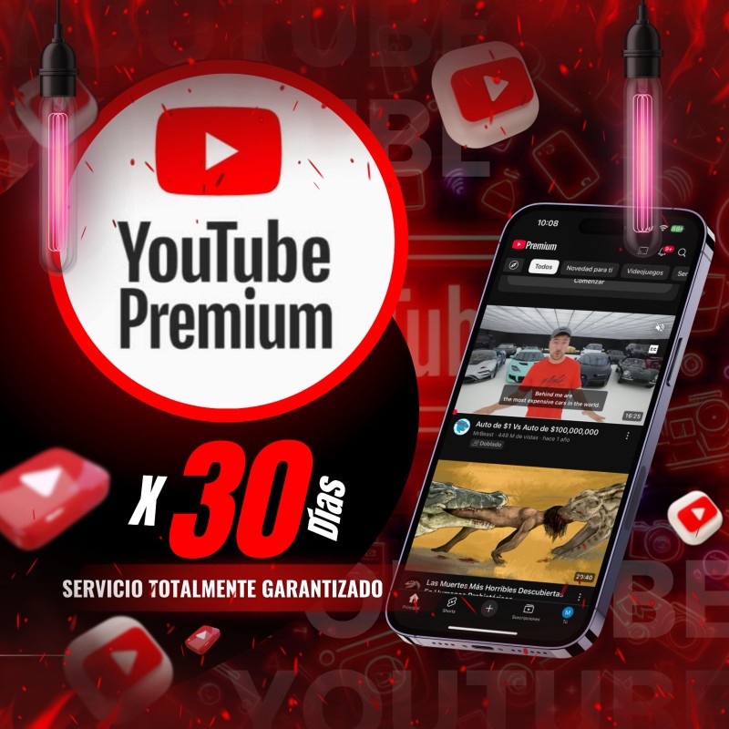YouTube Premium Ind. 1 Mes