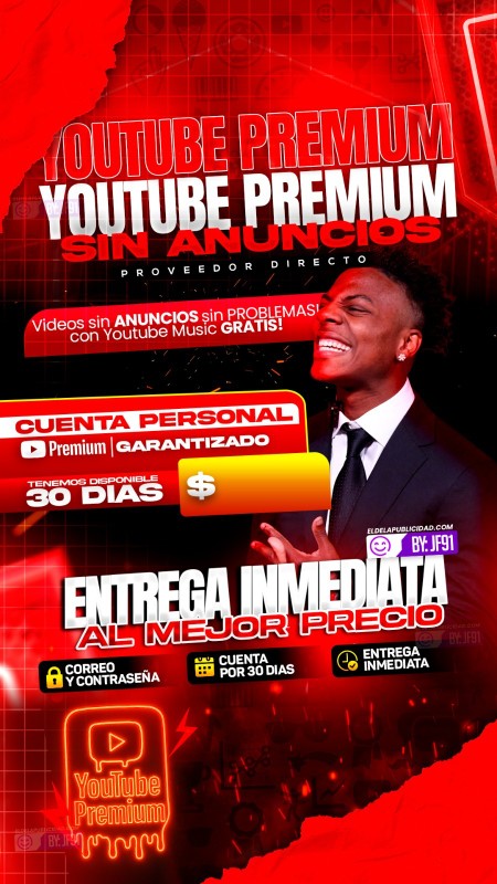 YouTube Premium Inv. 1 Mes