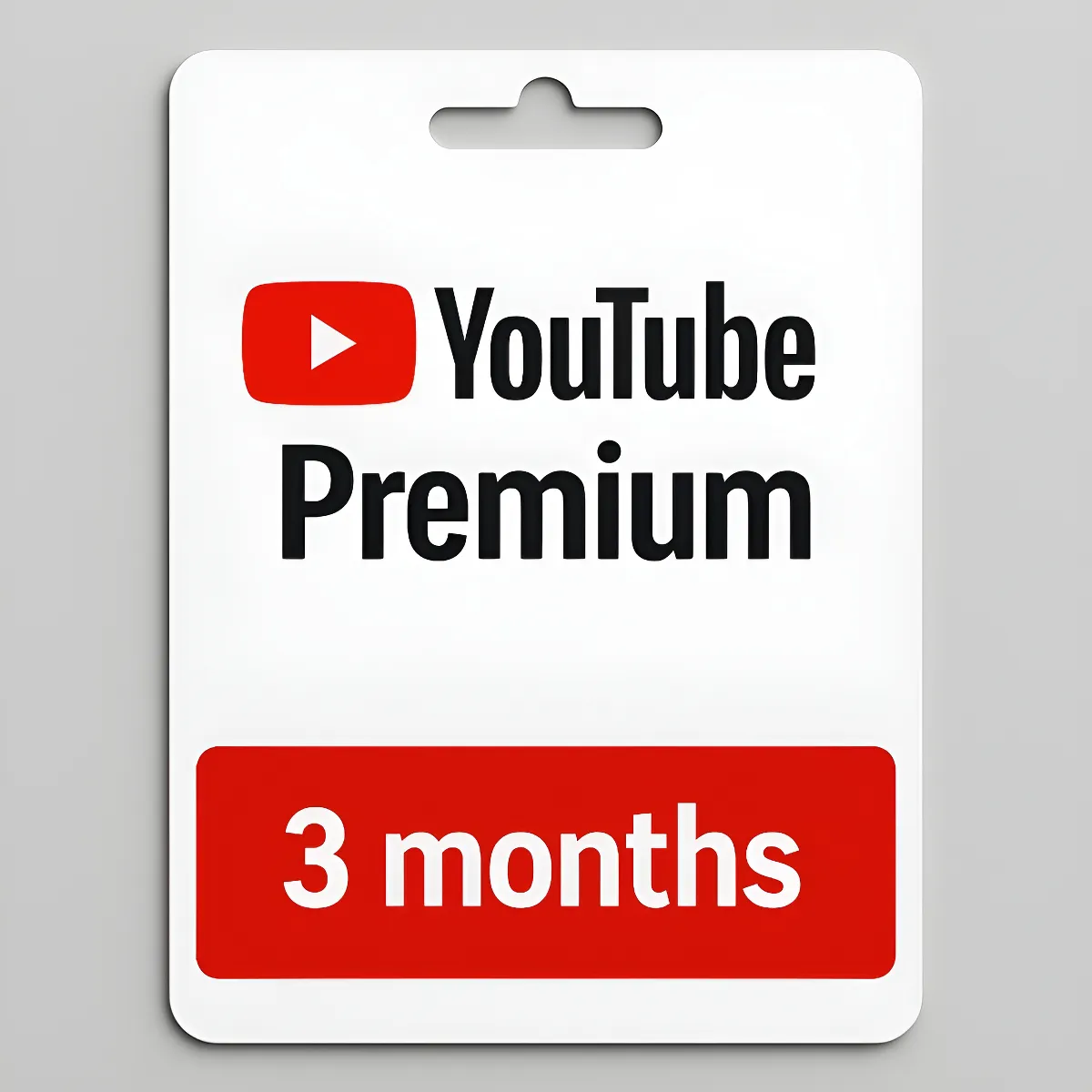 YouTube premium 90 dias