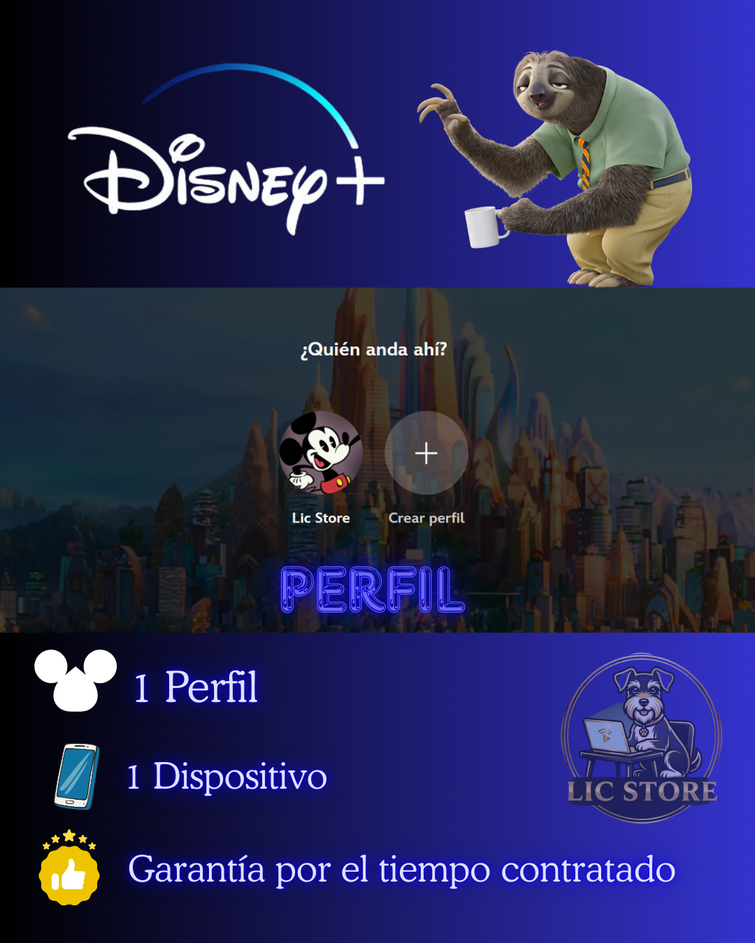 Disney Premium Perfil